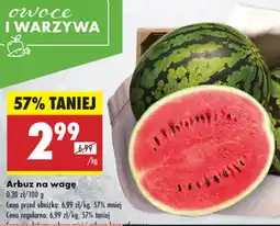 Biedronka Arbuz na wagę oferta