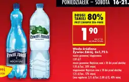 Biedronka Woda źródlana Żywiec Zdrój oferta