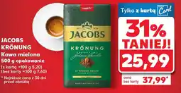 Kaufland Jacobs krönung kawa mielona oferta