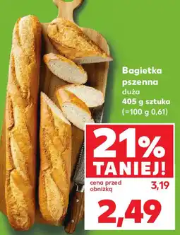 Kaufland Bagietka pszenna duża oferta