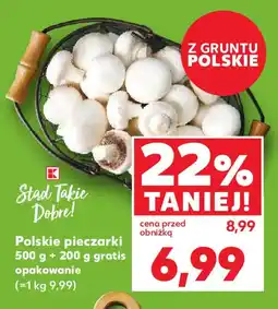 Kaufland Polskie pieczarki oferta