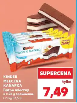 Kaufland Kinder mleczna капарка baton mleczny oferta