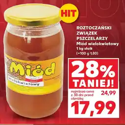 Kaufland Roztoczański związek pszczelarzy miód wielokwiatowy oferta
