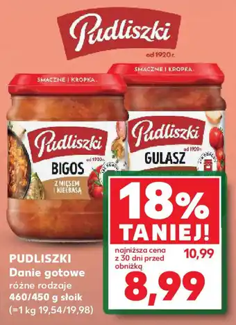 Kaufland Pudliszki danie gotowe oferta