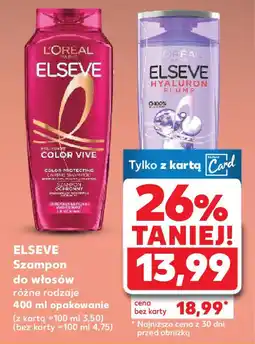 Kaufland Elseve szampon do włosów oferta