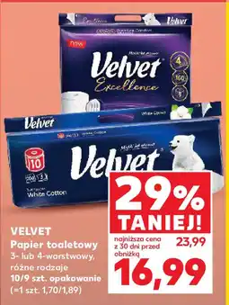 Kaufland Velvet papier toaletowy oferta