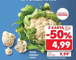 Kaufland Polski kalafior sztuka oferta