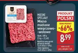 ALDI Mięso mielone wieprzowo wołowe Mięsne specjały oferta