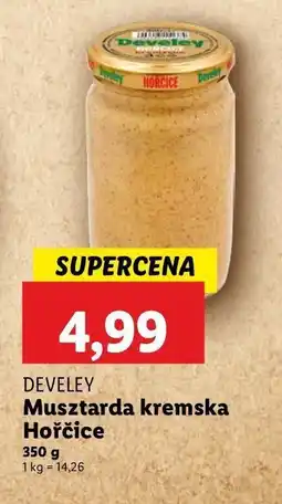 Lidl Musztarda horcice kremska Develey oferta