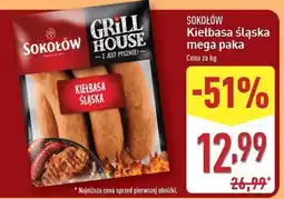 ALDI Kiełbasa śląska Sokołów grill house oferta