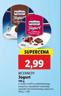 Lidl Jogurt amerykański czekoladowo muffinoy Mcennedy oferta