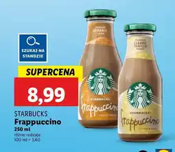 Lidl Napój carmel Starbucks frappuccino oferta
