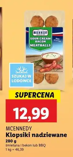 Lidl Klopsiki nadziewane śmietanka Mcennedy oferta