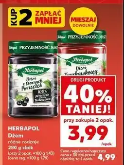 Kaufland Dżem czarna porzeczka Herbapol oferta
