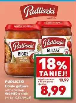 Kaufland Bigos z mięsem i kiełbasą Pudliszki oferta