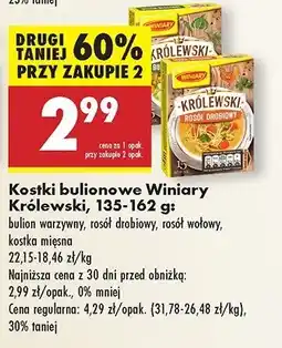 Biedronka Rosół królewski kostka mięsna Winiary oferta