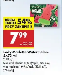 Biedronka Lody watermelon Marletto oferta