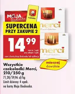Biedronka Bombonierka czerwona Storck merci oferta