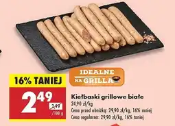 Biedronka Kiełbaski białe grillowe oferta