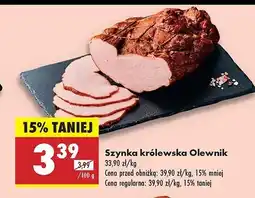 Biedronka Szynka królewska Olewnik oferta