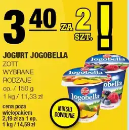 Spar Jogurt Jogobella 150g, wybrane rodzaje Zott oferta