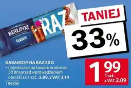 Selgros Kabanosy Berlinki na raz 50g oferta