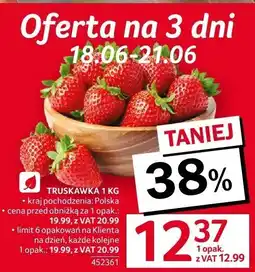 Selgros Truskawka 1 kg Selgros oferta