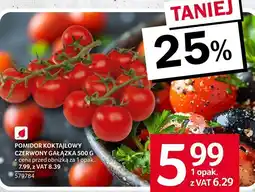 Selgros Pomidor koktajlowy czerwony gałązka 500 g Selgros oferta