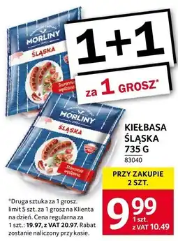 Selgros Kiełbasa śląska 735 g Morliny oferta