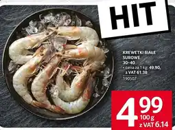 Selgros Krewetki białe surowe Selgros oferta