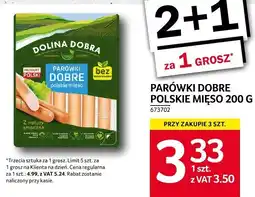 Selgros Parówki dobre polskie mięso 200 g Dolina Dobra oferta