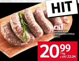 Selgros Kiełbasa biała surowa mała porcja 1kg Selgros oferta