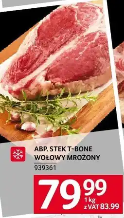 Selgros Abp. stek t-bone wołowy mrożony 1 kg Selgros oferta