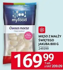Selgros Mięso z małży świętego jakuba 800 g Myfood oferta