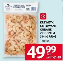 Selgros Krewetki gotowane, obrane, 500 g Selgros oferta