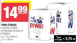 Spar Piwo Żywiec 4x500 ml Grupa Żywiec oferta