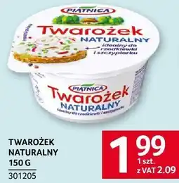 Selgros Twarozek naturalny 150g Piątnica oferta