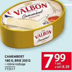 Selgros Camembert 180g, brie 200g Valbon oferta