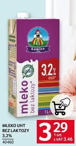 Selgros Mleko UHT bez laktozy 3.2% 1L Łowicz oferta