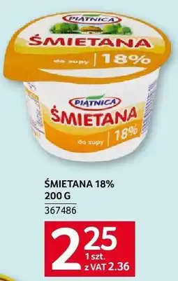 Selgros Śmietana 18% 200g Piątnica oferta