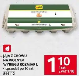 Selgros Jajka z chowu na wolnym wybiegu rozmiar L Topseller oferta
