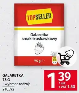 Selgros Galaretka smak truskawkowy 75g Topseller oferta