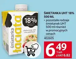Selgros Śmietanka UHT 18% 500ml Łaciate oferta