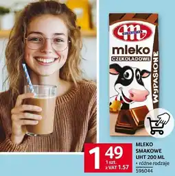 Selgros Mleko smakowe UHT 200ml Mlekovita oferta