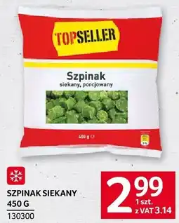 Selgros Szpinak siekany 450g Topseller oferta