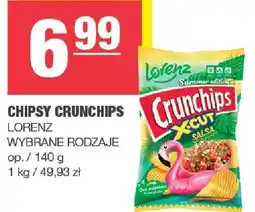 Spar Chipsy Crunchips, wybrane rodzaje Lorenz oferta