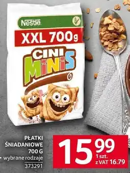 Selgros Płatki śniadaniowe wybrane rodzaje 700g Nestlé oferta
