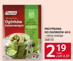 Selgros Przyprawa do ogórków 40g Prymat oferta