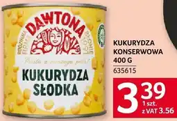 Selgros Kukurydza konserwowa Dawtona 850g oferta