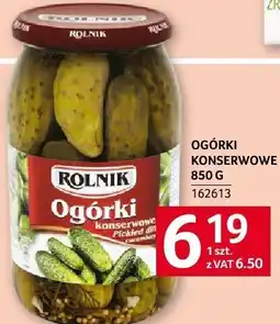 Selgros Ogórki konserwowe Rolnik 850g oferta